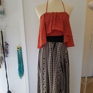 Under Skies by LuLu's NWT size large halter dress